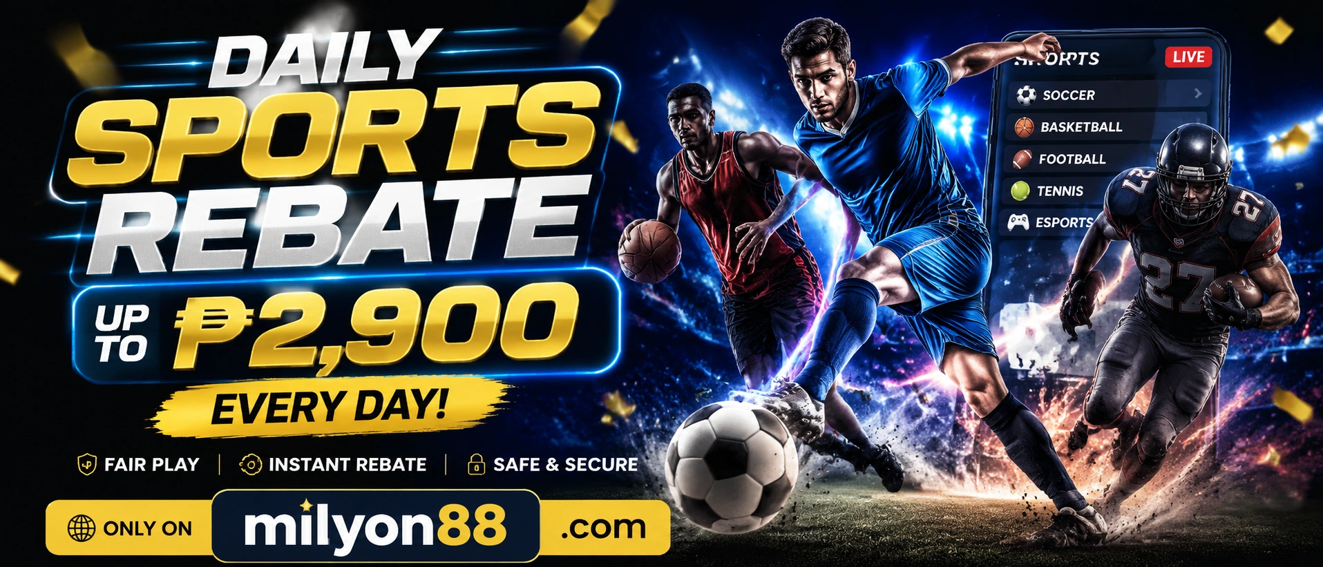 milyon88 sports banner 3